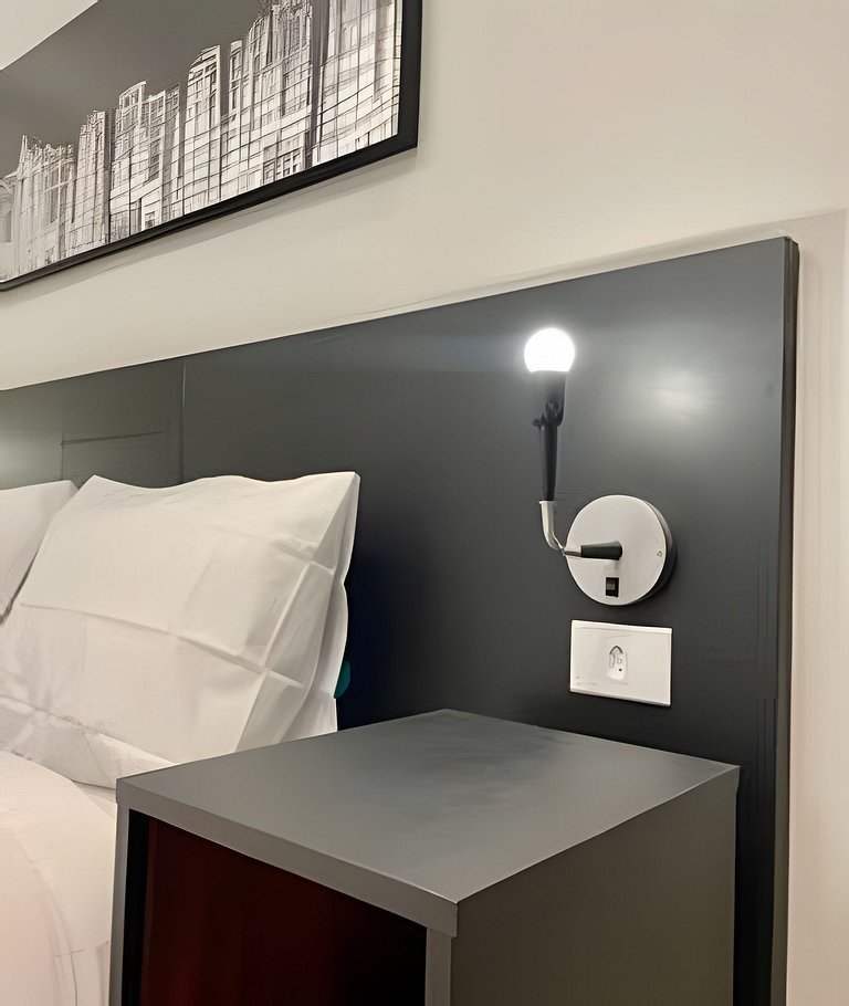 Flat no hotel M. Times Square, Moema c/ vaga