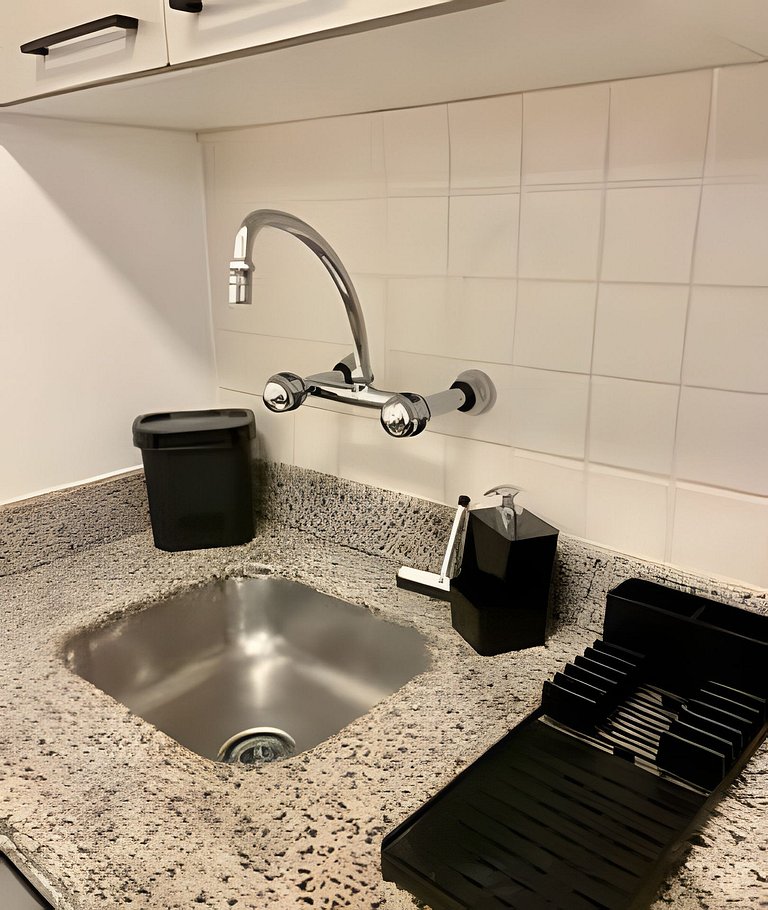Flat no hotel M. Times Square, Moema c/ vaga