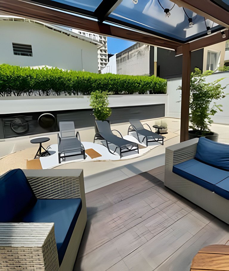 Flat incrível no NewCiti Itaim Bibi com vaga