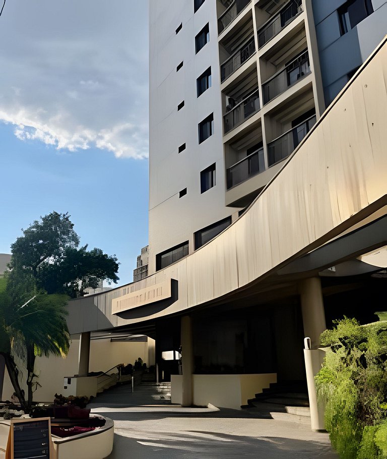 Flat encantador no hotel Merc. Moema c/ vaga