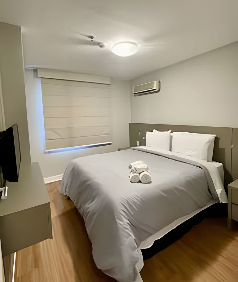 Flat encantador no hotel Merc. Moema c/ vaga