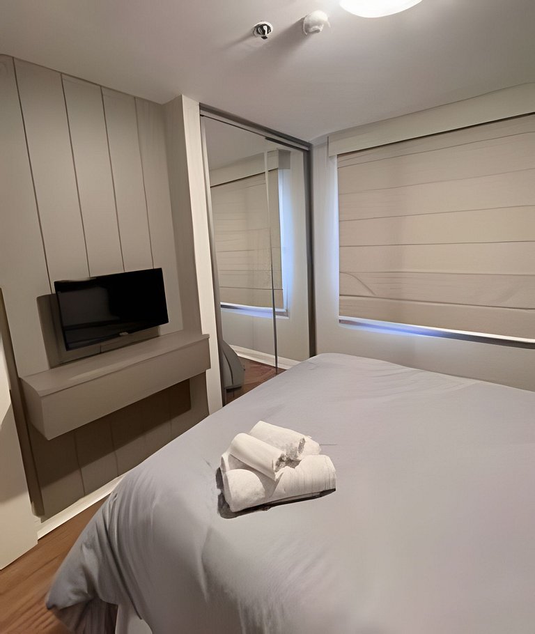Flat encantador no hotel Merc. Moema c/ vaga
