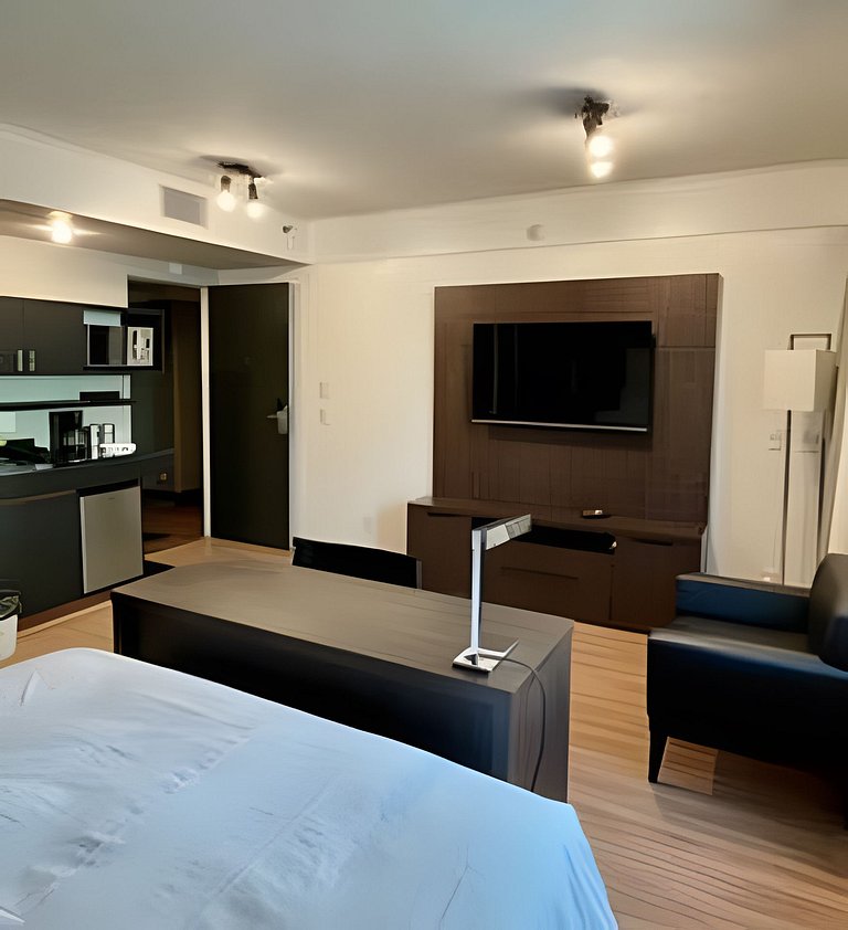 Flat luxo no hotel Mel. Ibirapuera c/ vaga