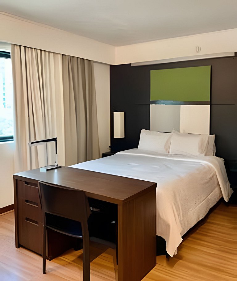 Flat luxo no hotel Mel. Ibirapuera c/ vaga