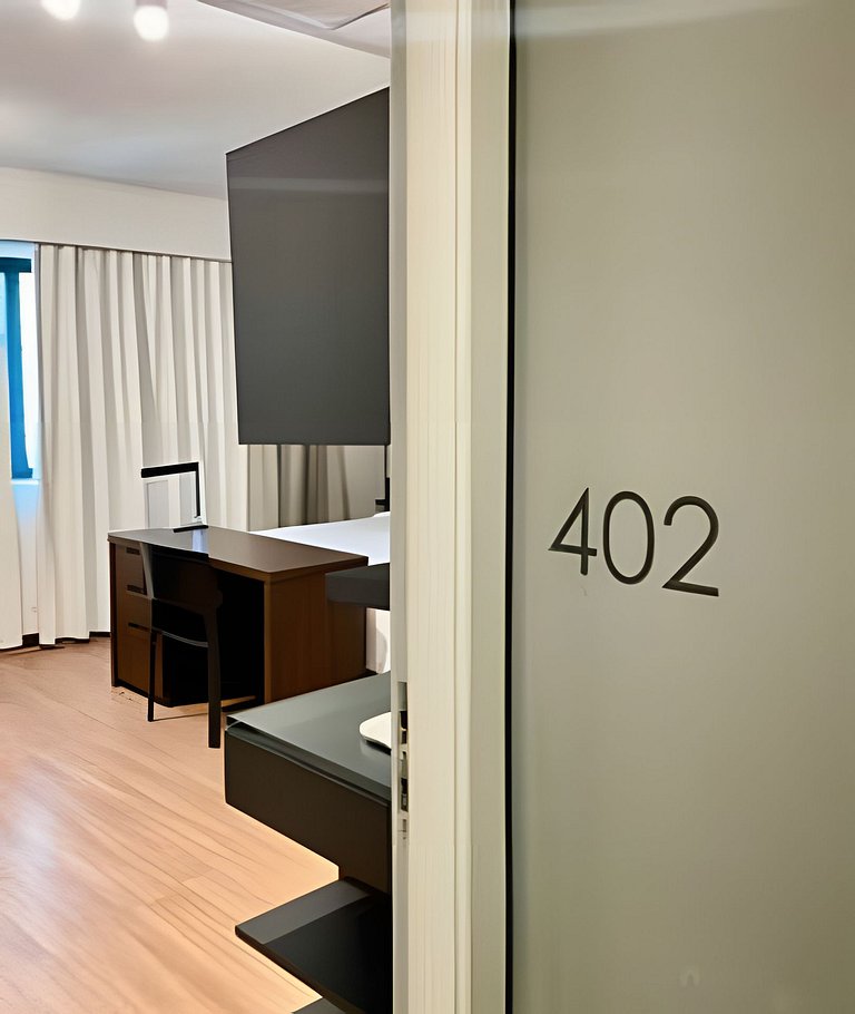Flat luxo no hotel Mel. Ibirapuera c/ vaga