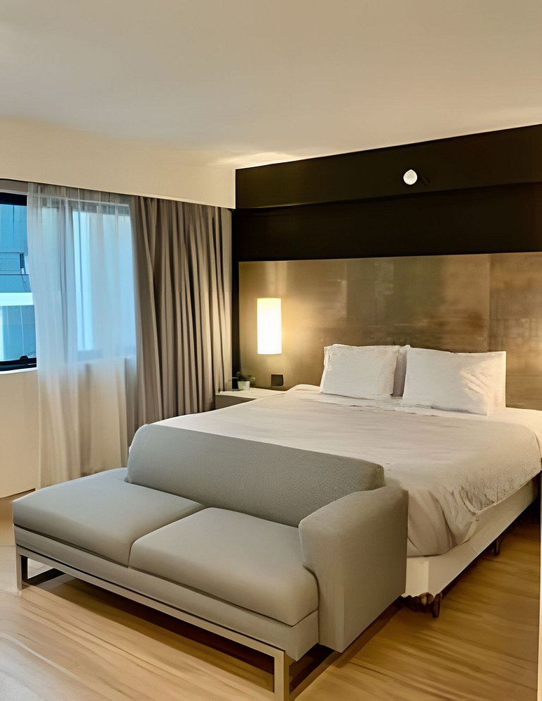Flat luxo no hotel M. Ibirapuera, Moema