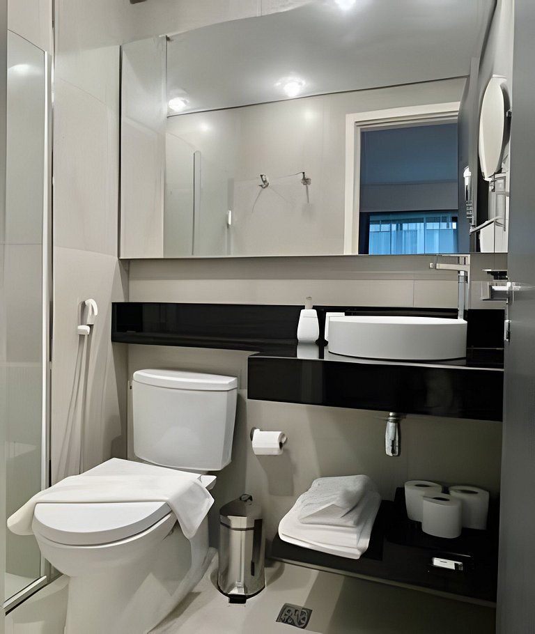 Flat luxo no hotel M. Ibirapuera, Moema