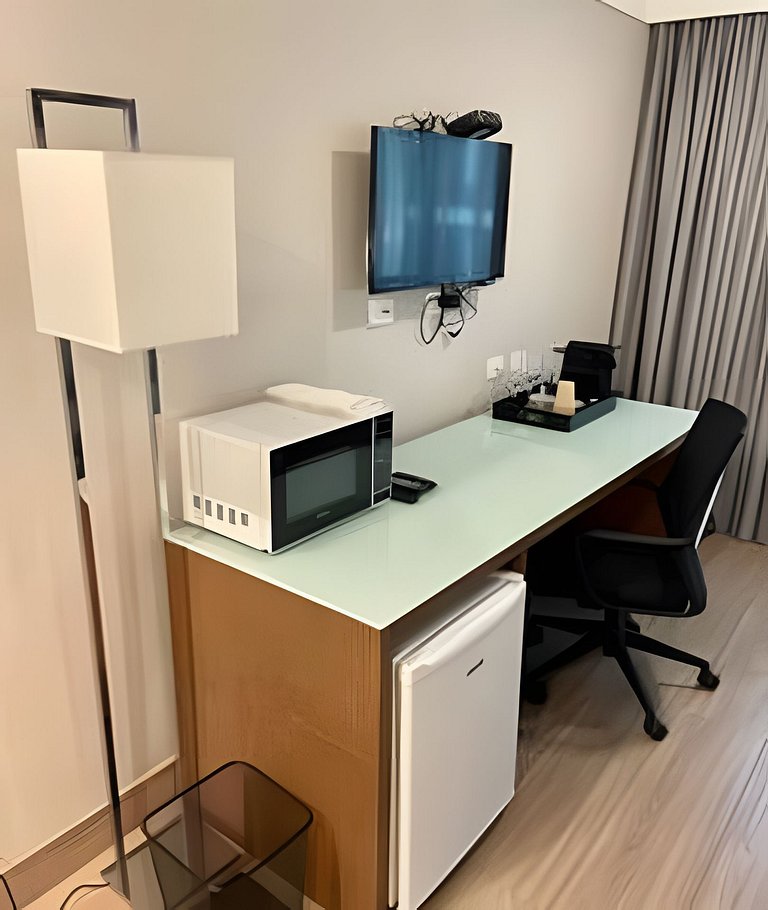 Flat luxo no hotel M. Ibirapuera, Moema