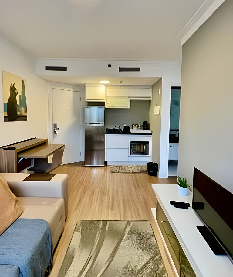 Flat luxo Hotel M. Privilege em Moema