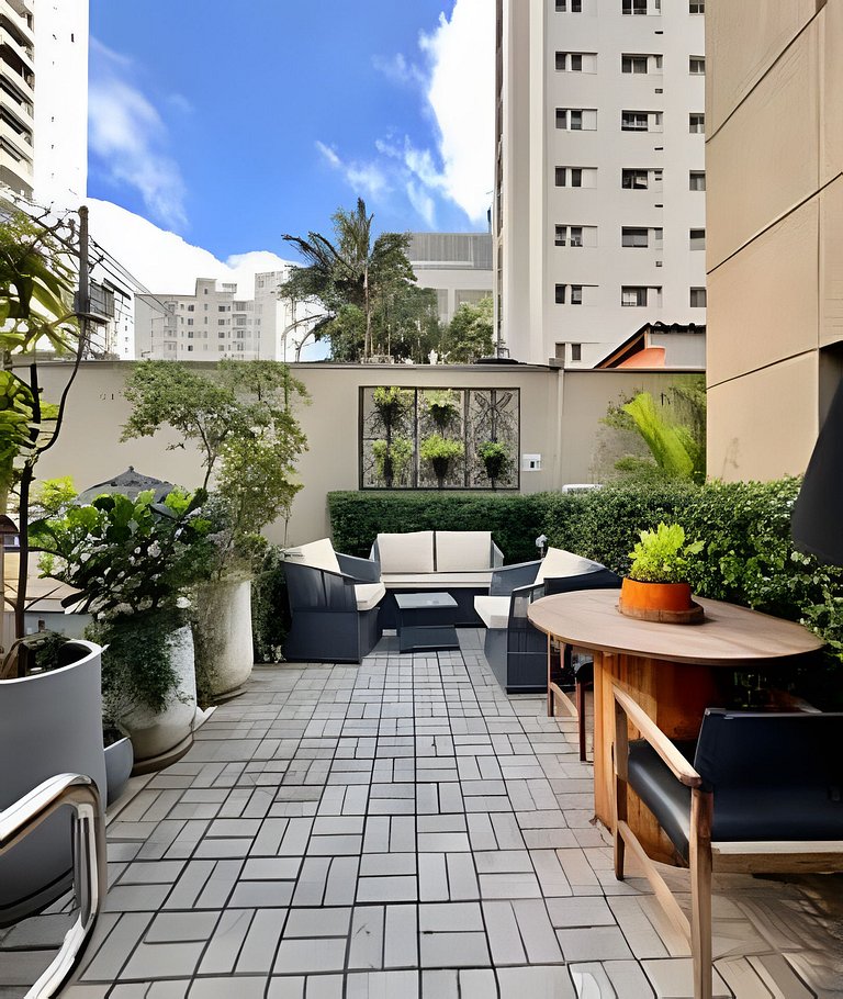 Flat luxo Hotel M. Privilege em Moema