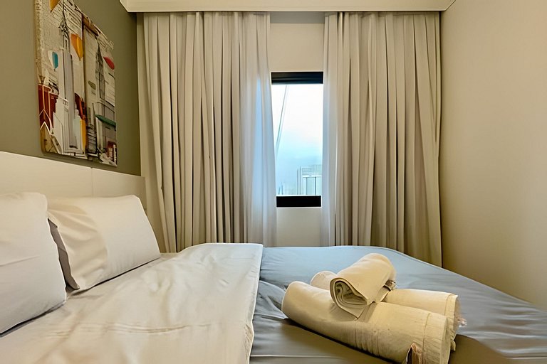 Flat luxo Hotel M. Privilege em Moema