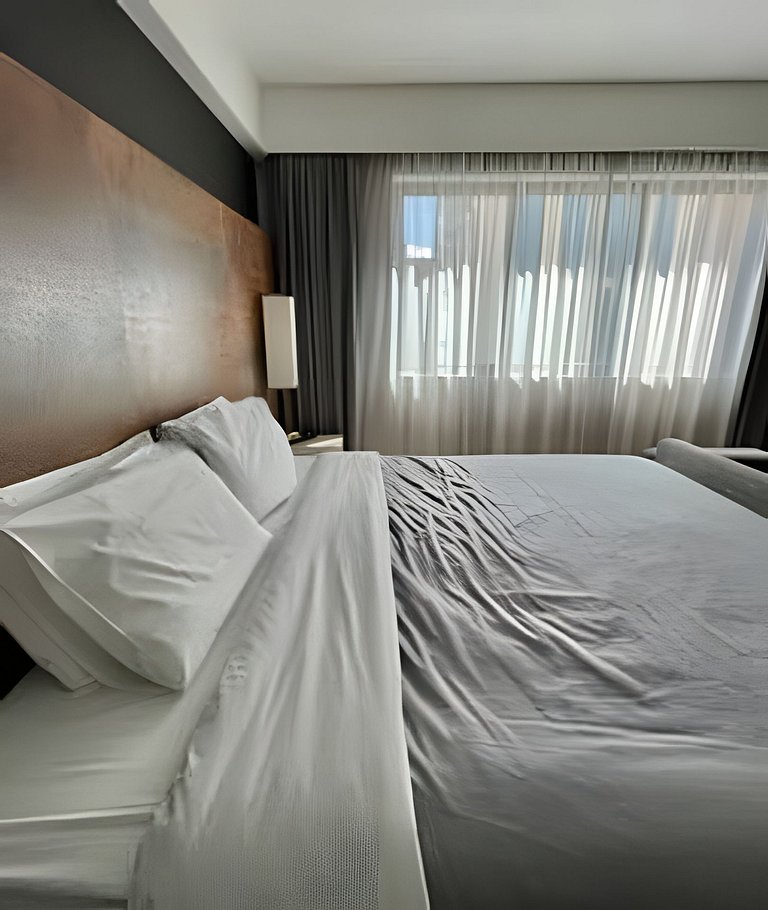 Flat particular no hotel M. Ibirapuera em Moema