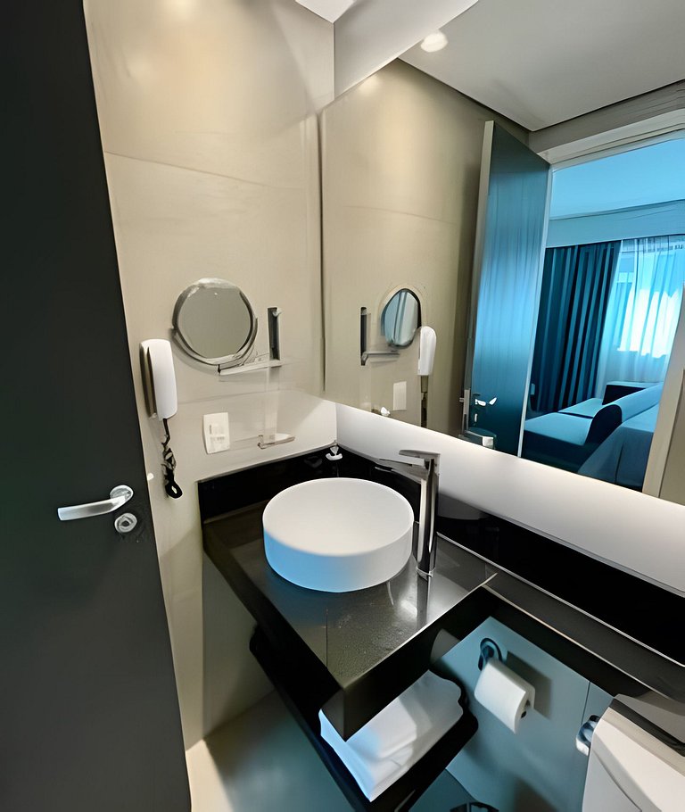Flat particular no hotel M. Ibirapuera em Moema