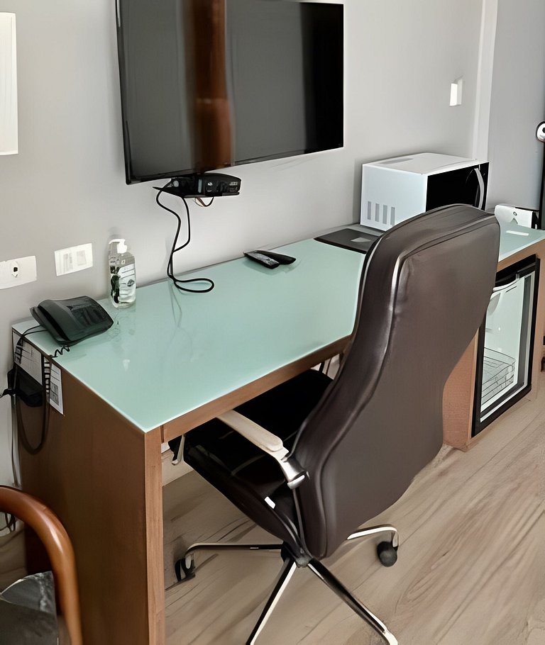 Flat particular no hotel M. Ibirapuera em Moema