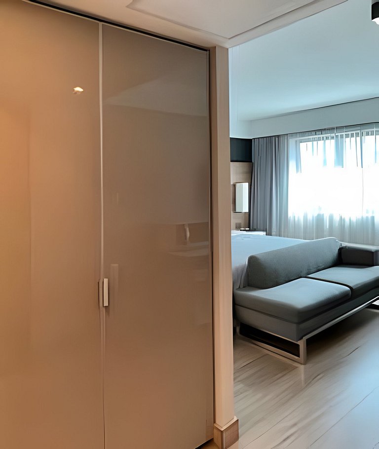 Flat particular no hotel M. Ibirapuera em Moema