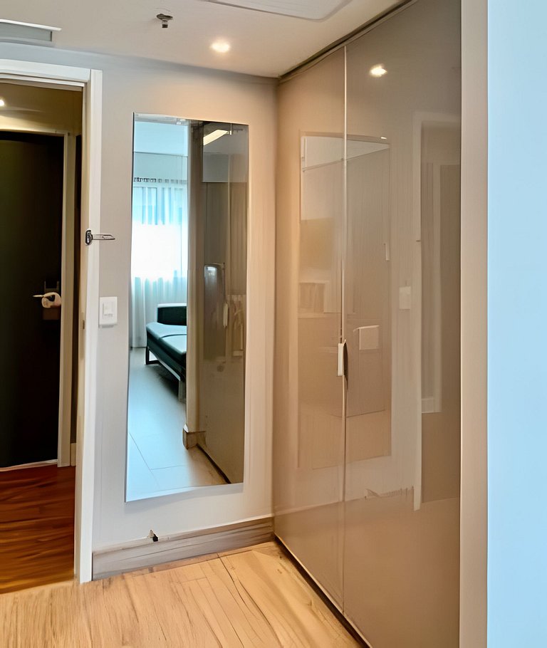 Flat particular no hotel M. Ibirapuera em Moema