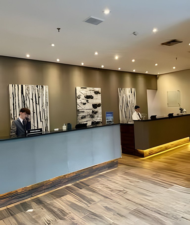 Flat particular no hotel M. Ibirapuera em Moema