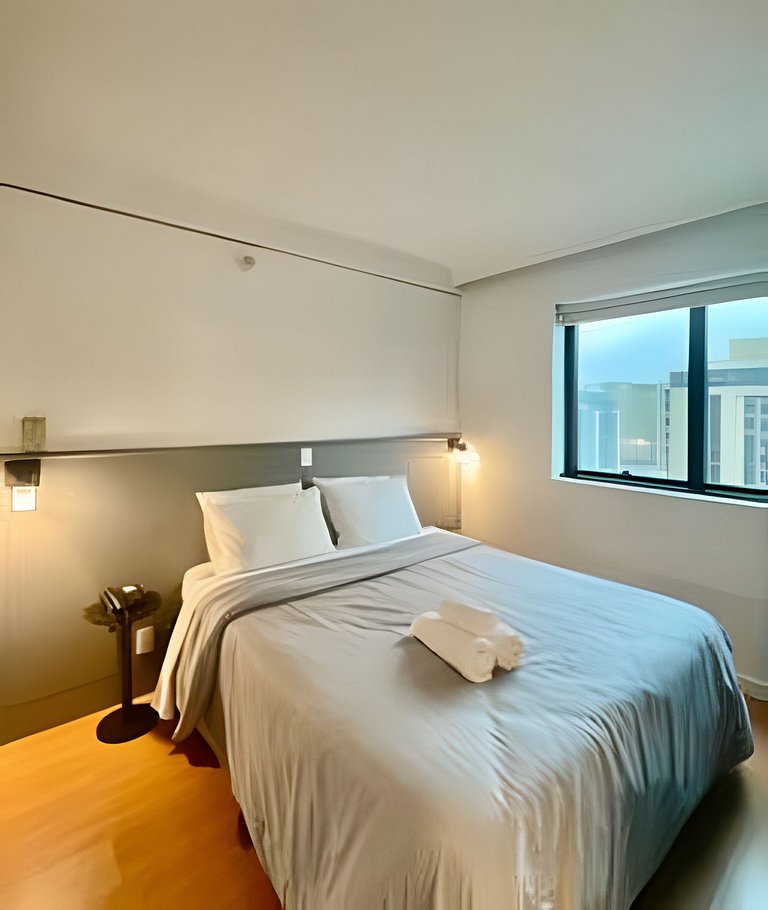 Flat no hotel Mel. Ibirapuera c/ vaga