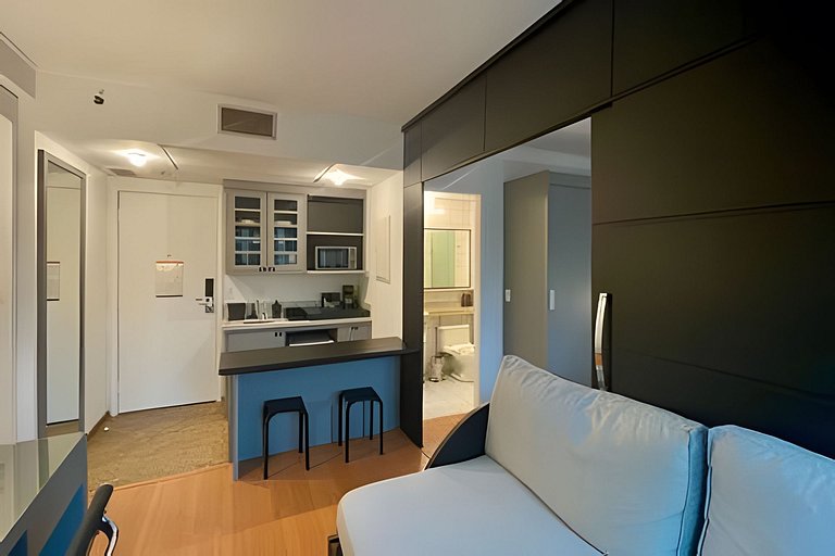 Flat no hotel Mel. Ibirapuera c/ vaga