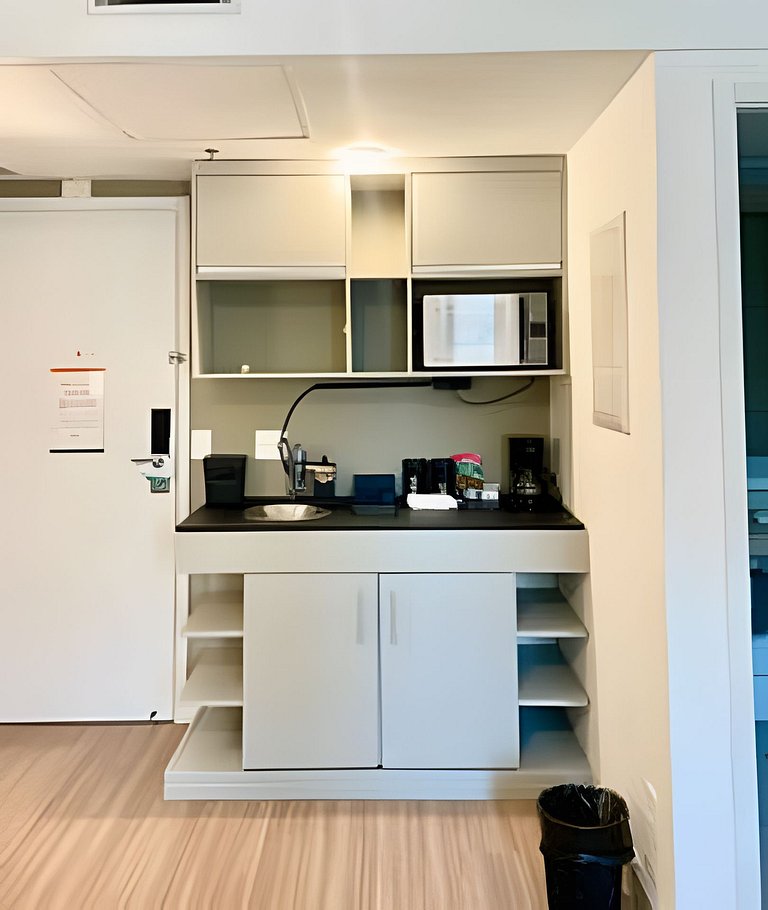 Flat incrível no hotel Mel. Ibirapuera, com vaga