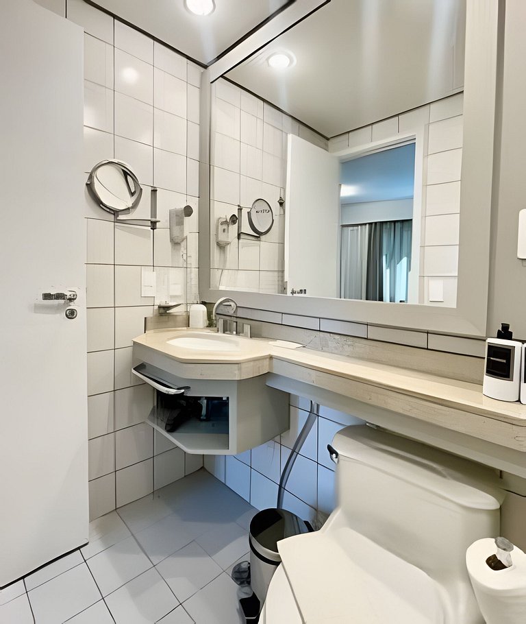 Flat incrível no hotel Mel. Ibirapuera, com vaga