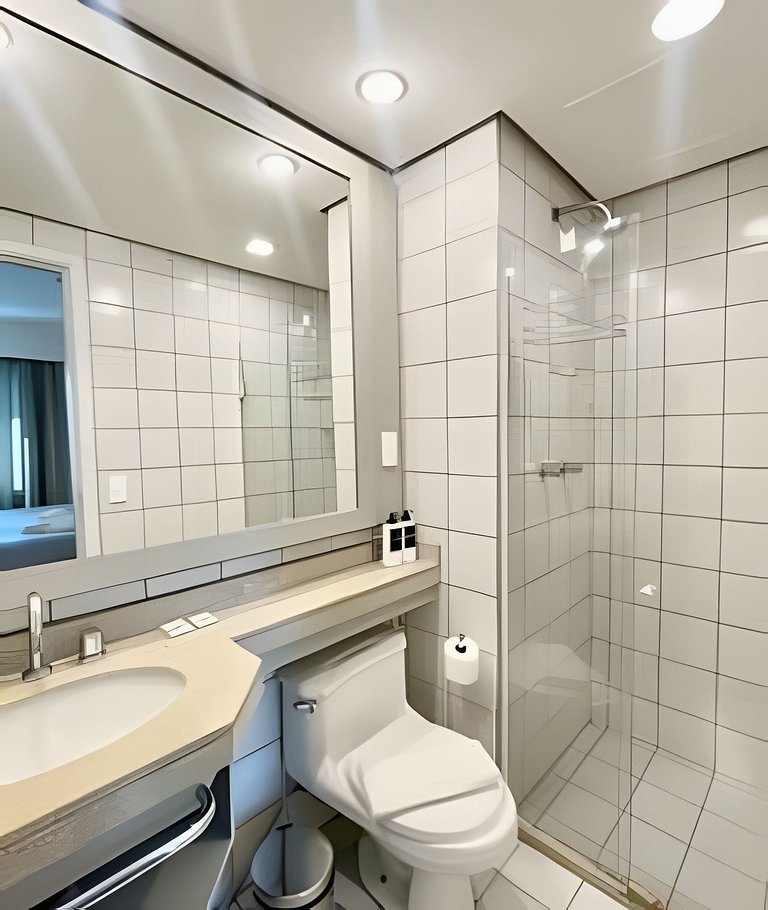 Flat incrível no hotel Mel. Ibirapuera, com vaga