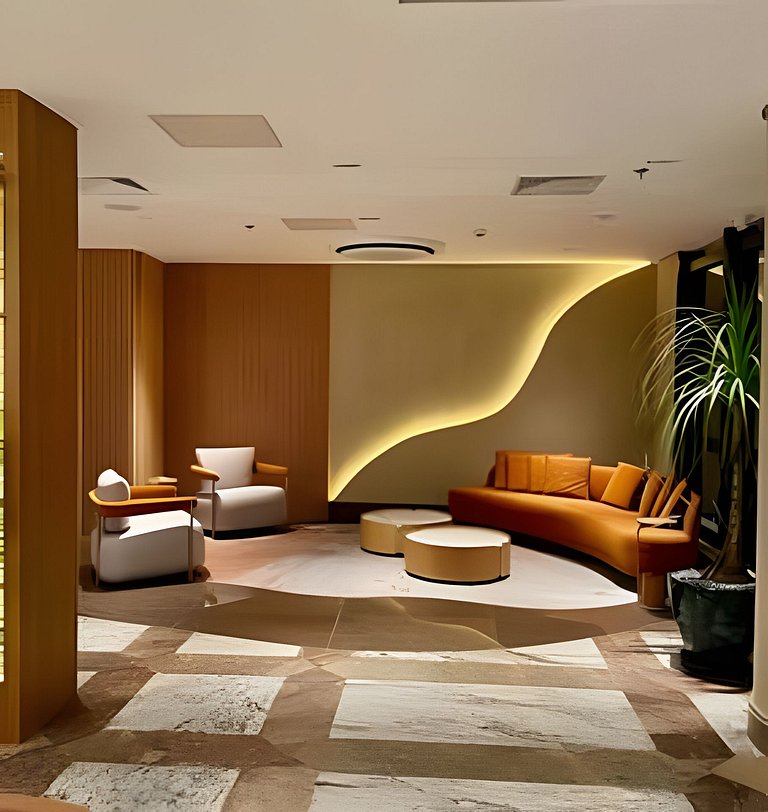 Flat incrível hotel Wynd. Ibirapuera, com vaga