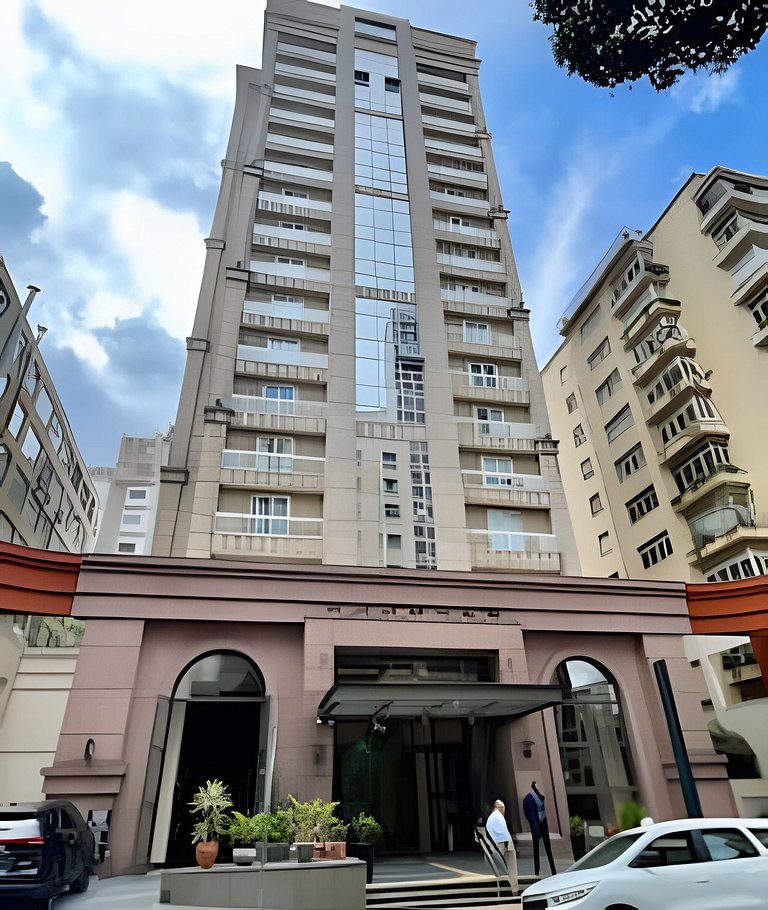 Flat incrível no Hotel Interc. Paulista c vaga