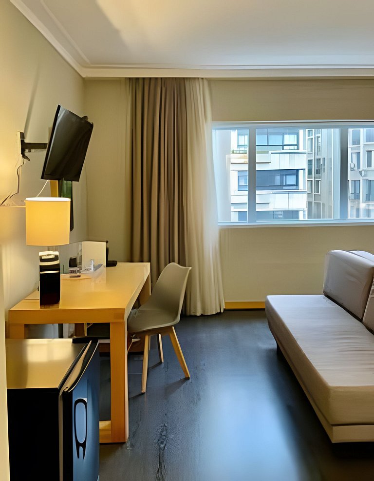 Flat incrível no Hotel Interc. Paulista c vaga