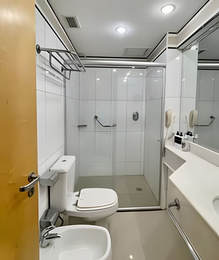 Flat incrível no Hotel Interc. Paulista c vaga