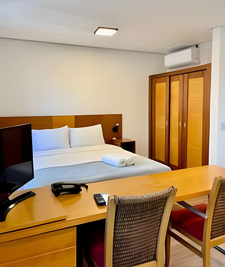 Flat no M. Times Square, em Moema c/ vaga