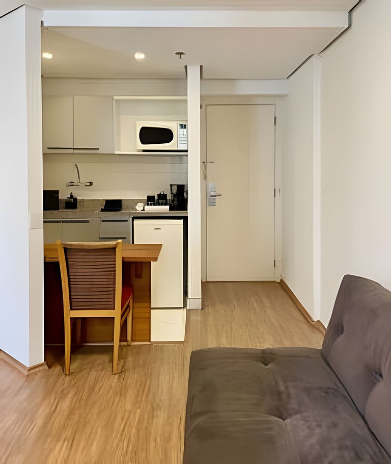 Flat no M. Times Square, em Moema c/ vaga