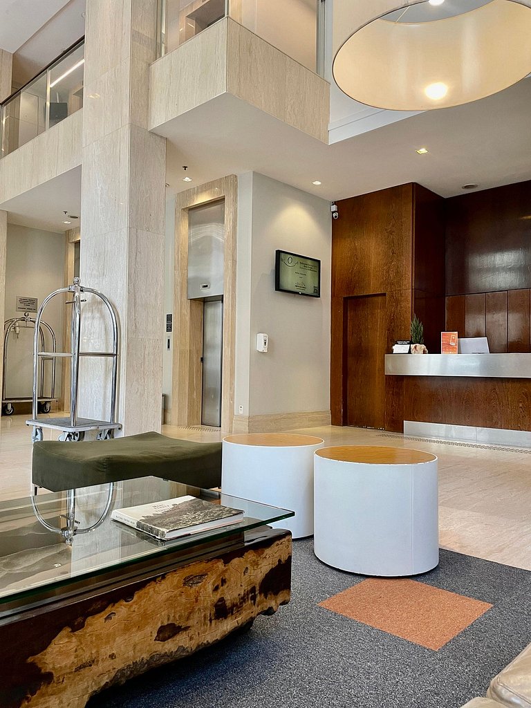 Flat 303 aconchego no Hotel Interc Paulista c vaga