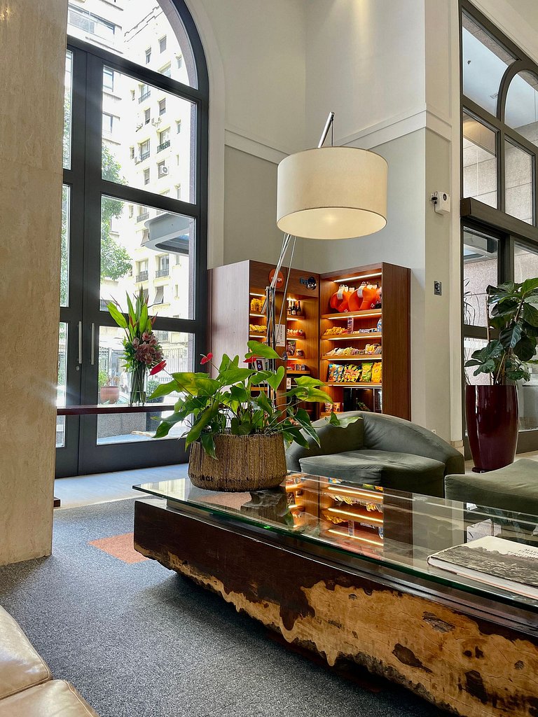 Flat 303 aconchego no Hotel Interc Paulista c vaga