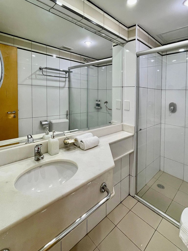 Flat 303 aconchego no Hotel Interc Paulista c vaga