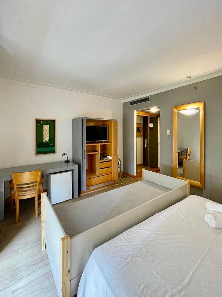 Flat 303 aconchego no Hotel Interc Paulista c vaga