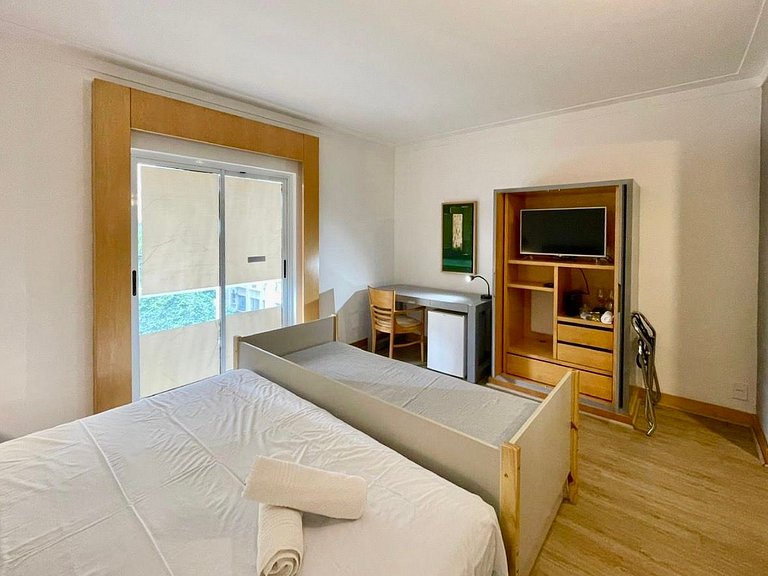 Flat 303 aconchego no Hotel Interc Paulista c vaga