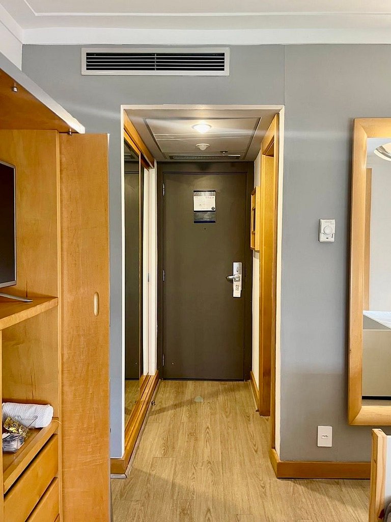 Flat 303 aconchego no Hotel Interc Paulista c vaga