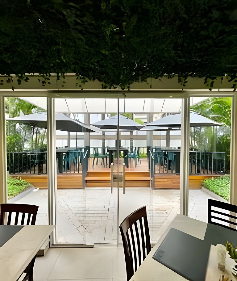 Flat nos Jardins no Interc. Interative com vaga