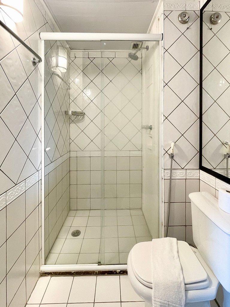 Flat incrível no Hotel M. Privilege, andar alto