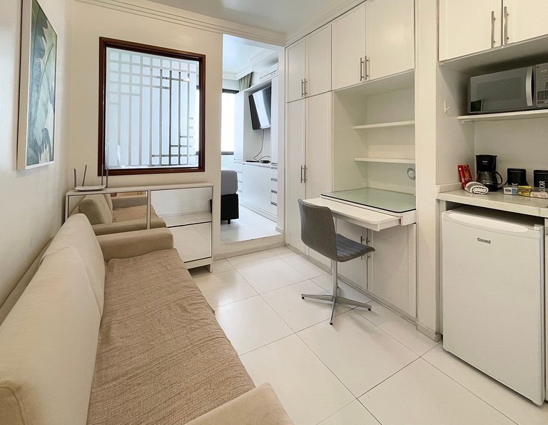 Flat próximo à Paulista, com vaga e piscina
