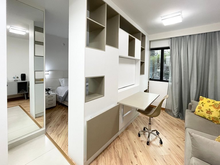 Flat espetacular no Mel. Ibirapuera, com vaga